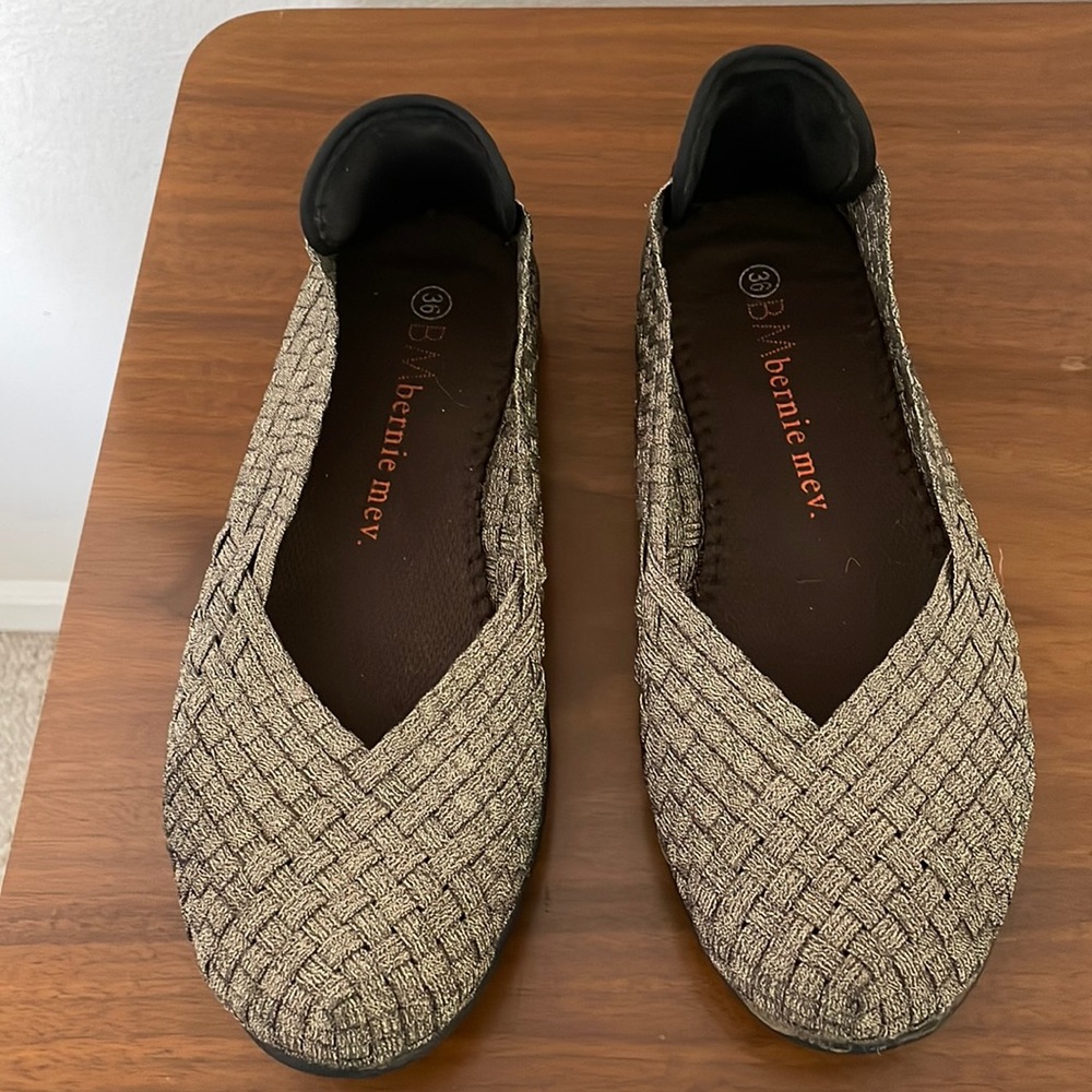 Bernie Mev Woven Stretch Flats